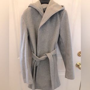 Love Tree Fleece Wrap Coat